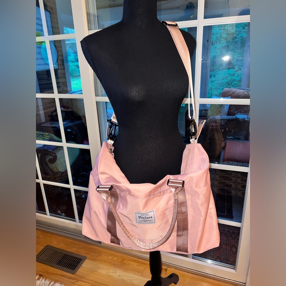 Floless Limited Edition Pink Duffle Bag Weekender Bag Gym Bag Overnight Bag